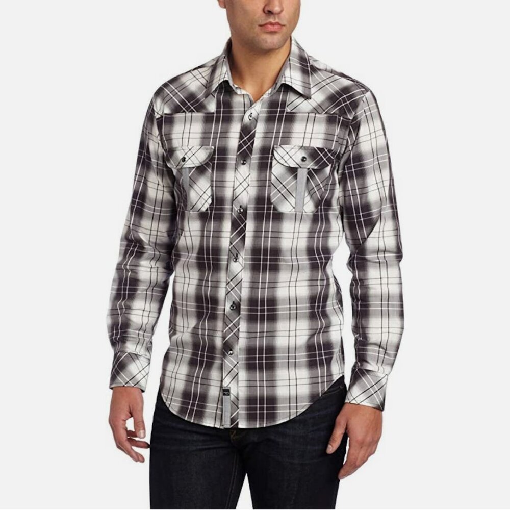 7 Diamonds Night Fever Long Sleeve Causal Shirt - Picture 1 of 4
